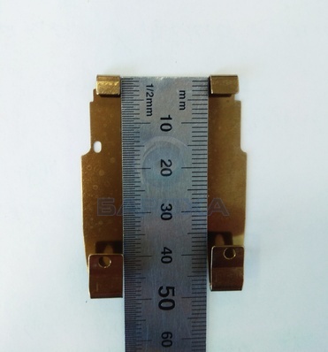 Комплект пластин на лапку  740-01 40506101+40506201 удлинен./ 4.8mm