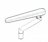 Поворотный рычаг Comel AKN-04C для столов серии BR/A-S, BR/A-RS
